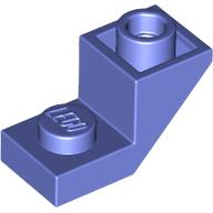 Brick Sloped Inverted 45° 2 x 1 with 2/3 Cutout in Blue Violet