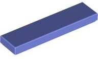 Tile 1 x 4 with Groove in Blue Violet