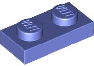 Plate 1 x 2 in Blue Violet