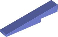 Brick Sloped 1 x 6 x 1 with 1 x 2 x 1/3 Cutout in Blue Violet