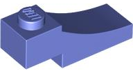 Brick Curved, 3 x 1 with 1/3 Inverted Cutout in Blue Violet