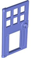Door 1 x 4 x 6 with Pet Door in Blue Violet