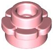 Plant, Flower, Plate Round 1 x 1 with 5 Petals in Warm Pink