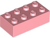 Brick 2 x 4 in Warm Pink
