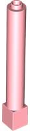 Support Round 1 x 1 x 6 Solid Pillar in Warm Pink