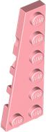 Wedge Plate 6 x 2 Left in Warm Pink