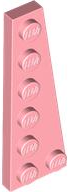 Wedge Plate 6 x 2 Right in Warm Pink
