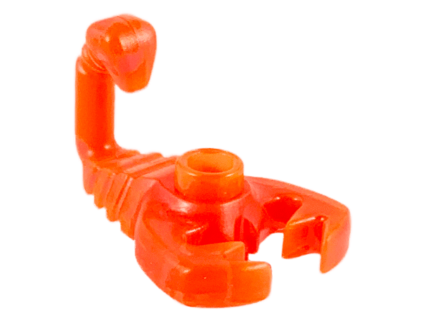 Animal, Scorpion in Trans-Neon Orange