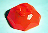 Rock Boulder 4 x 4, Top in Trans-Neon Orange
