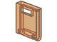 Box 2 x 2 x 2 Door with Slot in Trans-Neon Orange
