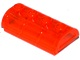 Treasure Chest Lid [Thick Hinge] in Trans-Neon Orange