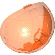 Large Figure Weapon, Tridax Pod Half in Trans-Neon Orange
