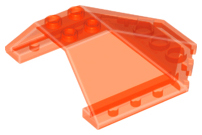 Windscreen 6 x 6 x 2 Canopy in Trans-Neon Orange