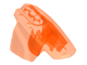 Large Figure Limb Cover, Size 5, Armor with Ball Joint Socket in Trans-Neon Orange