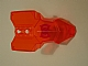 Large Figure Torso Cover, Armour with 2 Chest Holes and Ball Joint Socket in Trans-Neon Orange