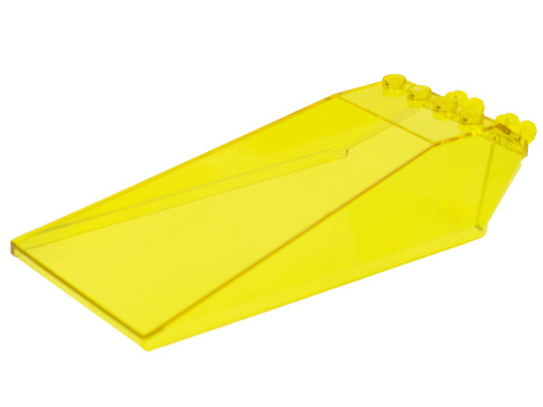 Windscreen 6 x 13 x 2 in Trans-Yellow