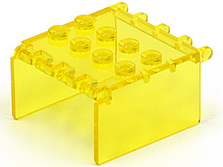 Windscreen 4 x 4 x 2 Canopy Extender, Hinge in Trans-Yellow