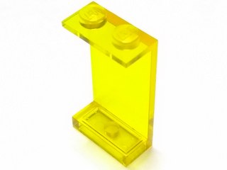 Panel 1 x 2 x 3 - Solid Studs in Trans-Yellow