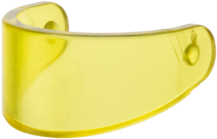 Headwear Accessory Visor For Standard Helmet in Trans-Yellow
