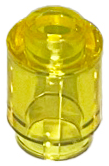 Brick Round 1 x 1 Open Stud in Trans-Yellow