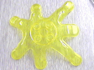 Duplo Animal Ladybug Base (Legs) in Trans-Yellow