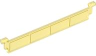 Garage Roller Door Section without Handle in Trans-Yellow