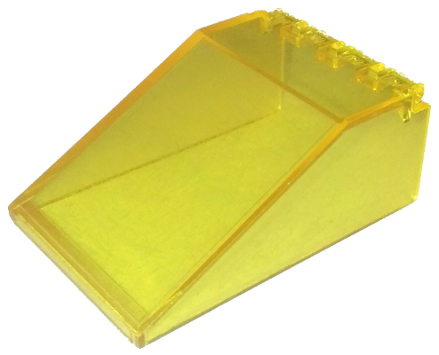 Windscreen 6 x 4 x 2 Canopy in Trans-Yellow