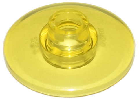 Dish 2 x 2 Inverted [Radar] in Trans-Yellow