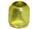Brick Round 1 x 1 x 2/3 Light Bulb Cover in Trans-Yellow