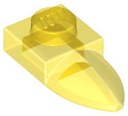 Plate Special 1 x 1 with Tooth in Trans-Yellow