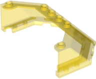 Windscreen 5 x 8 x 2 in Trans-Yellow