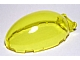 Windscreen 6 x 4 x 2 1/3 Bubble Canopy with Handle in Trans-Yellow