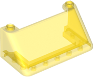 Windscreen 3 x 6 x 2 in Trans-Yellow
