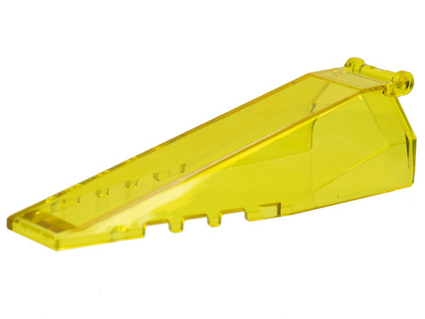 Windscreen 10 x 4 x 2 with Handle in Trans-Yellow