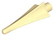 Weapon Spear Tip with Fins in Tan