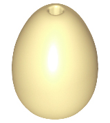 Food Egg with 1.5mm Hole [Plain] in Tan