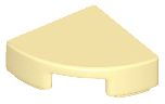 Tile Round 1 x 1 Quarter in Tan