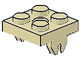 Magnet Holder Plate 2 x 2 Bottom in Tan