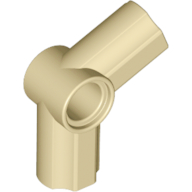 Technic Axle and Pin Connector Angled #5 - 112.5° in Tan