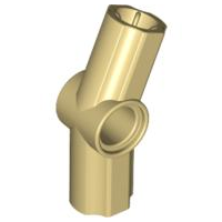 Technic Axle and Pin Connector Angled #3 - 157.5° in Tan