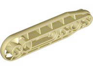 Technic Beam 1 x 7 with Fan in Tan