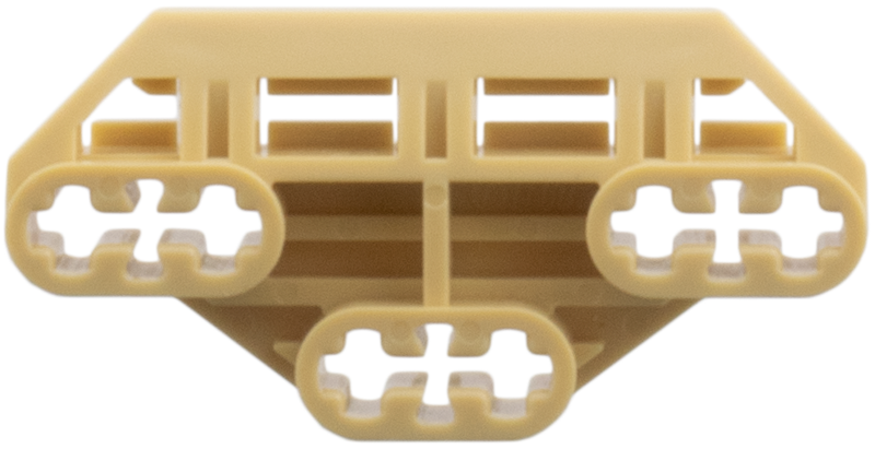 Technic Axle Connector Block 3 x 6 with 6 Axleholes in Tan