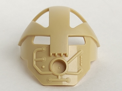 Large Figure Mask Komau (Turaga) in Tan