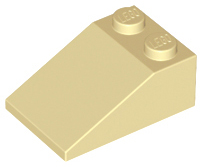 Brick Sloped 33° 3 x 2 in Tan