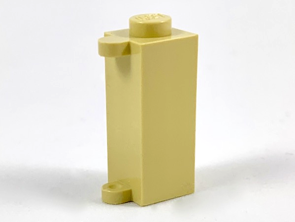 Brick Special 1 x 1 x 2 with Shutter Holder in Tan