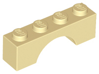 Brick Arch 1 x 4 in Tan