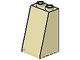 Brick Sloped 75° 2 x 2 x 3 [Hollow Studs] in Tan
