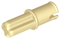 Technic Axle Pin without Friction Ridges Lengthwise in Tan