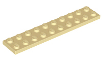 Plate 2 x 10 in Tan
