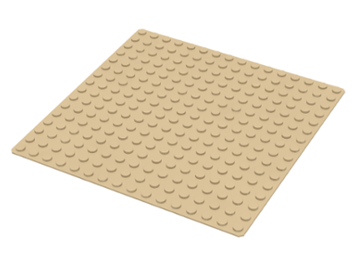 Baseplate 16 x 16 in Tan